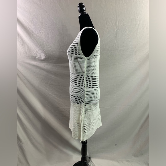 Hollow Out Slit Thigh Cover Up Dress White - Picture 7 of 8